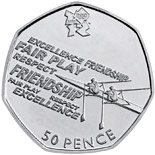 50 pence coin Rowing | United Kingdom 2011