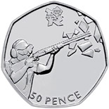 50 pence coin Shooting | United Kingdom 2011