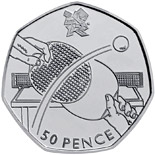 50 pound coin Table Tennis | United Kingdom 2011