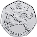 50 pound coin Taekwondo | United Kingdom 2011