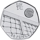 50 pence coin Tennis | United Kingdom 2011