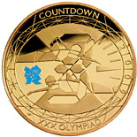 5 pound coin Countdown to London 2012 – 3 | United Kingdom 2009