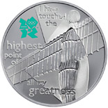 5 pound coin Angel of the North | United Kingdom 2010