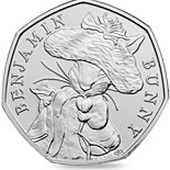 50 pence coin Benjamin Bunny | United Kingdom 2017