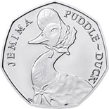 50 pence coin Jemima Puddle-Duck | United Kingdom 2016