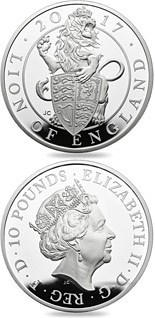 10 pound coin The Lion of England | United Kingdom 2017