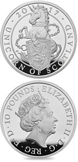 10 pound coin The Unicorn of Scotland | United Kingdom 2017