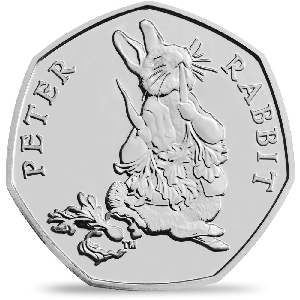 Image of 50 pence coin - Peter Rabbit | United Kingdom 2018