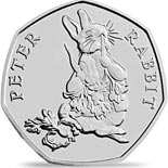 50 pence coin Peter Rabbit | United Kingdom 2018