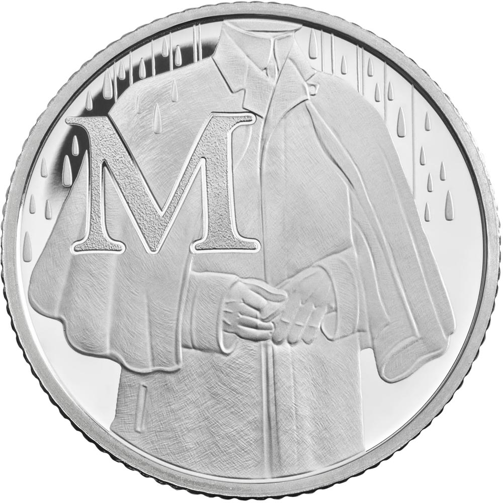 Image of 10 pences coin - M – Mackintosh | United Kingdom 2018.  The Silver coin is of Proof, UNC quality.