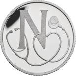10 pences coin N - National Health Service | United Kingdom 2018