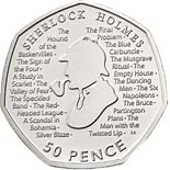 50 pence coin 160th anniversary of the birth of Sir Arthur Conan Doyle | United Kingdom 2019