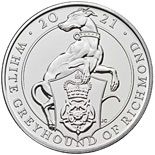 5 pound coin The Greyhound of Richmond | United Kingdom 2021
