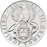 5 pound coin The Griffin of Edward III | United Kingdom 2021