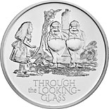 5 pound coin Through the Looking-Glass | United Kingdom 2021