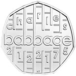 50 pence coin Charles Babbage | United Kingdom 2021