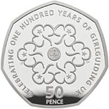50 pence coin 2010 Girlguiding UK 50p Centenary Coin | United Kingdom 2010