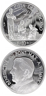 10 euro coin 43rd World Day of Peace  | Vatican City 2010