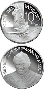 10 euro coin 20th World Day of the Sick  | Vatican City 2012