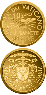 10 euro coin Sede Vacante MMXIII | Vatican City 2013