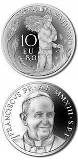 10 euro coin Pontificate of Pope Francis | Vatican City 2013