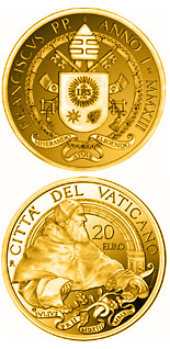 20 euro coin Pontificate of Pope Francis | Vatican City 2013