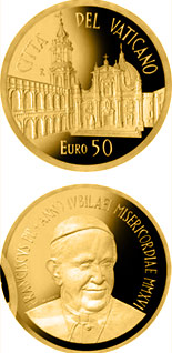 50 euro coin Papal sanctuary of the Holy House of Loreto | Vatican City 2016
