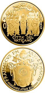 50 euro coin Acts of the Apostles: Ascension - The Church of Jerusalem | Vatican City 2018