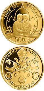 50 euro coin Pope Francis Year MMXIX | Vatican City 2019