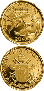 20 euro coin The First Missions | Vatican City 2019