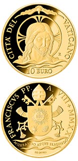 10 euro coin Baptism MMXX | Vatican City 2020
