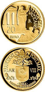 20 euro coin Acts of Apostles: the Mission to Macedonia, Greece and Asia Minor | Vatican City 2020