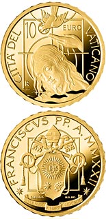 10 euro coin Sacrament of Baptism | Vatican City 2022
