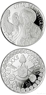 5 euro coin Saint Peter | Vatican City 2022
