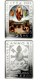 25 euro coin Easter of Resurrection | Vatican City 2023