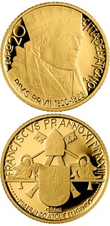20 euro coin 200th Anniversar of the death of Pope Pio VII | Vatican City 2023