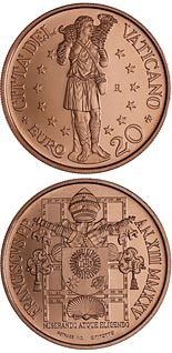 20 euro coin Art and Faith - The Good Shepherd | Vatican City 2025