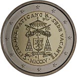 2 euro coin Sede Vacante MMXXV | Vatican City 2025