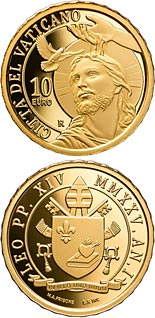 10 euro coin The Baptism MMXXV | Vatican City 2025