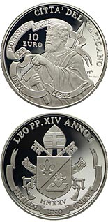 10 euro coin The Twelve Apostles – Saint Thomas | Vatican City 2025