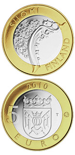 5 euro coin Finland Proper Provincial Coin  | Finland 2010