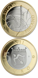 5 euro coin Savonia Provincial Coin  | Finland 2011