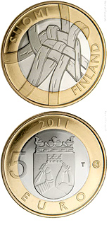 5 euro coin Karelia Provincial Coin  | Finland 2011
