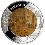 5 euro coin Le Château de Mersch | Luxembourg 2011