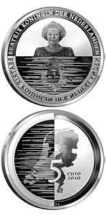 5 euro coin Nederland Waterland | Netherlands 2010