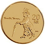 20 krone coin Ibsen anniversary | Norway 2006