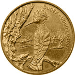 Image of 2 zloty coin - Hoopoe | Poland 2000.  The Nordic gold (CuZnAl) coin is of UNC quality.