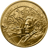 Image of 2 zloty coin - 200-lecie urodzin Pawła Edmunda Strzeleckiego (1797-1873) | Poland 1997.  The Nordic gold (CuZnAl) coin is of UNC quality.